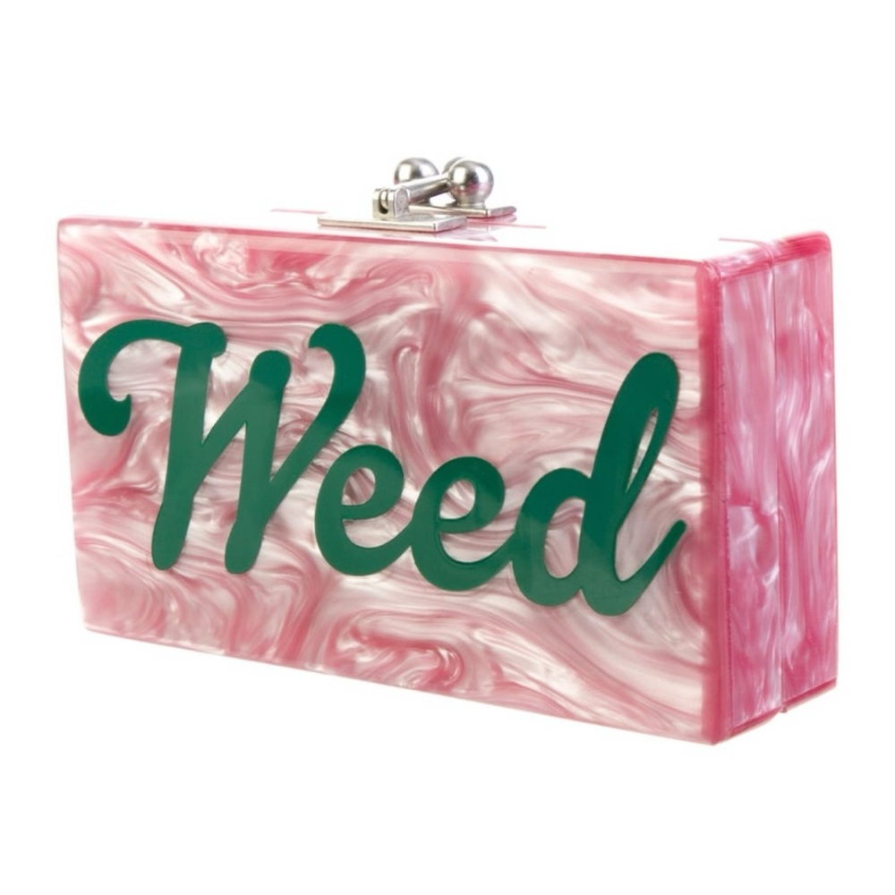 Edie Parker WEED Box Clutch!